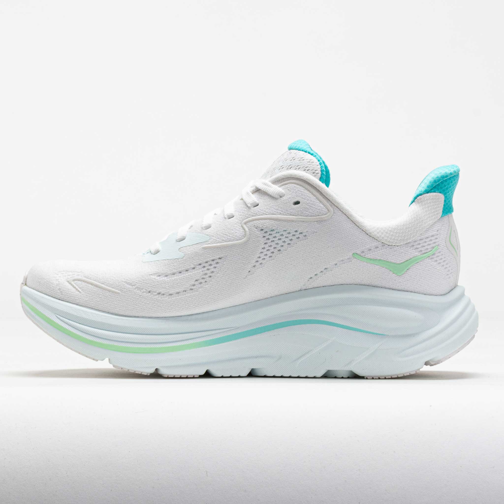 HOKA Clifton 10 Women's White/Cielo Blue