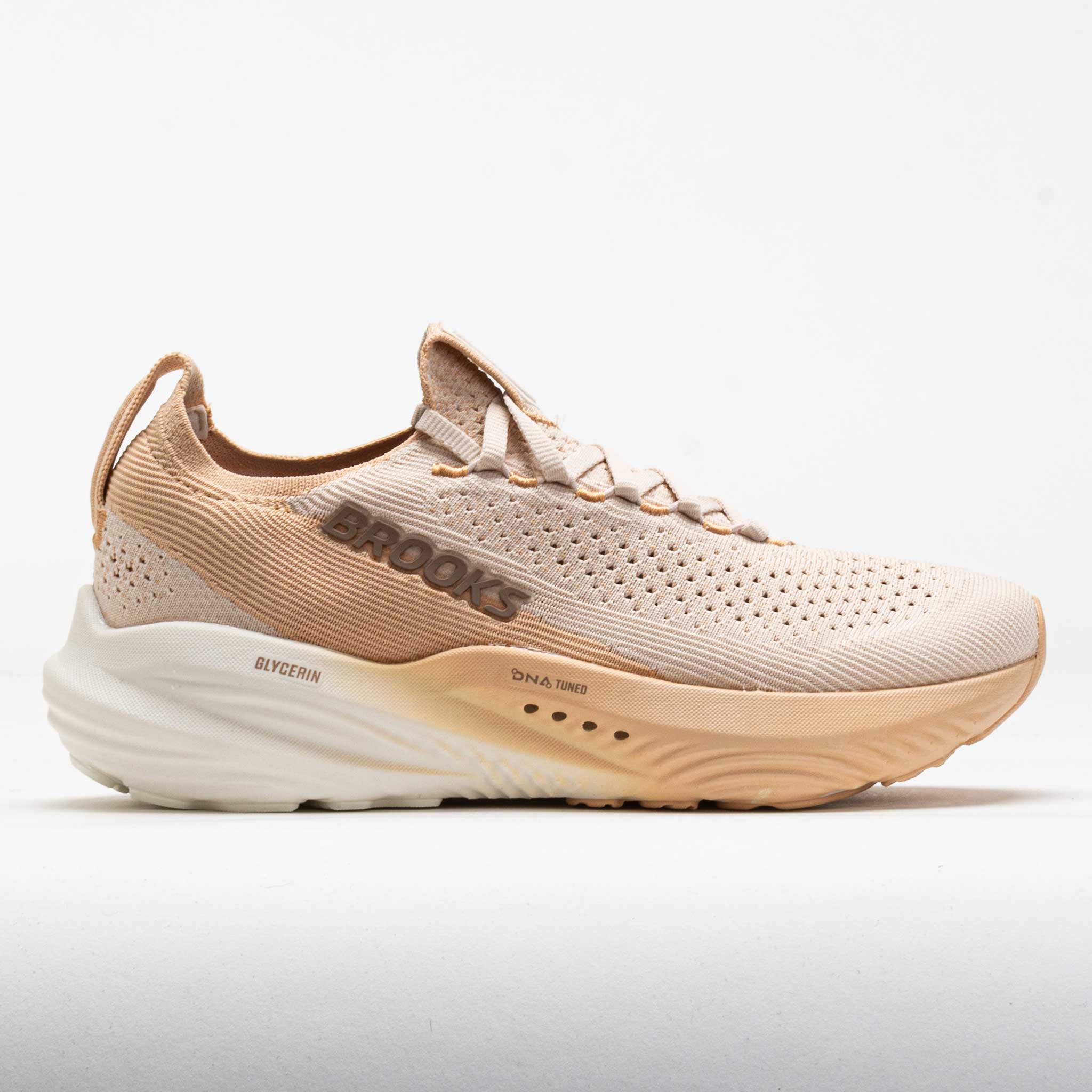 Brooks Glycerin Stealthfit 22 Women's Almond Peach/Almond/Portabella