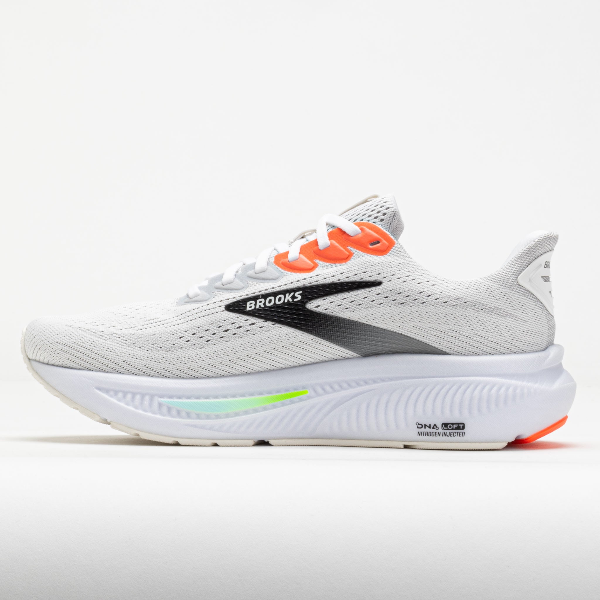 Brooks Ghost 17 Men's White/Pink Clay/Gecko