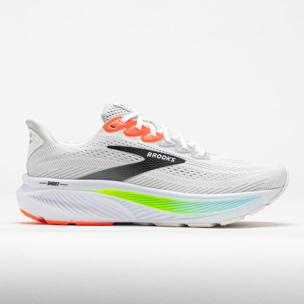 Brooks Ghost 17 Men's White/Pink Clay/Gecko
