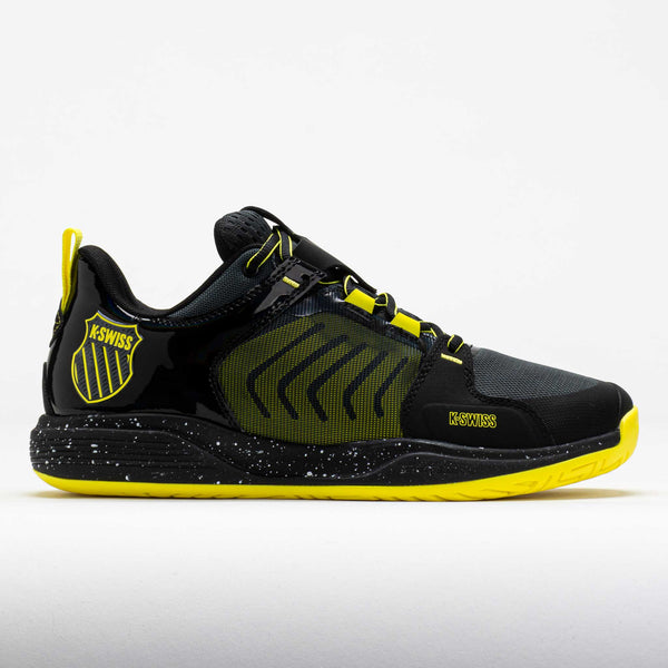 K-Swiss Ultrashot Team Men's Black/Dark Shadow/Tennis Yellow