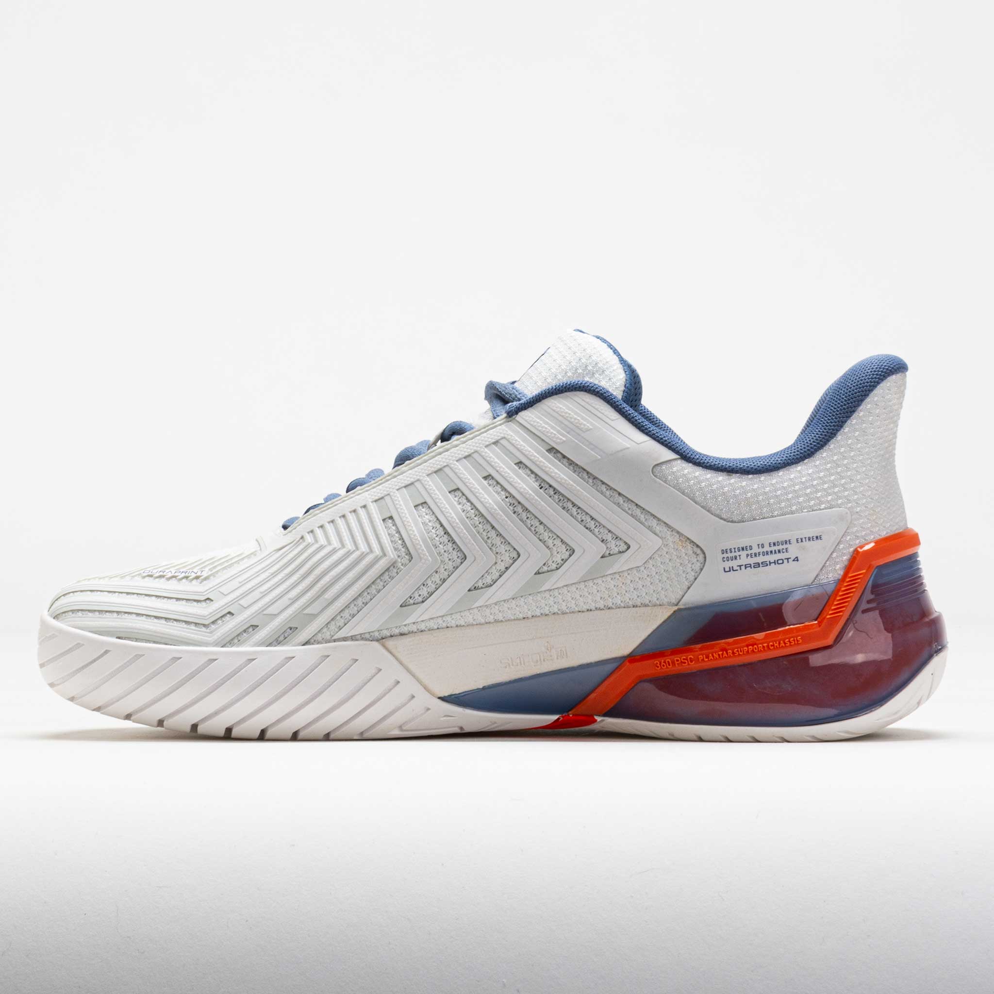 K-Swiss Ultrashot 4 Men's Lucent White/Infinity/Scarlet Ibis