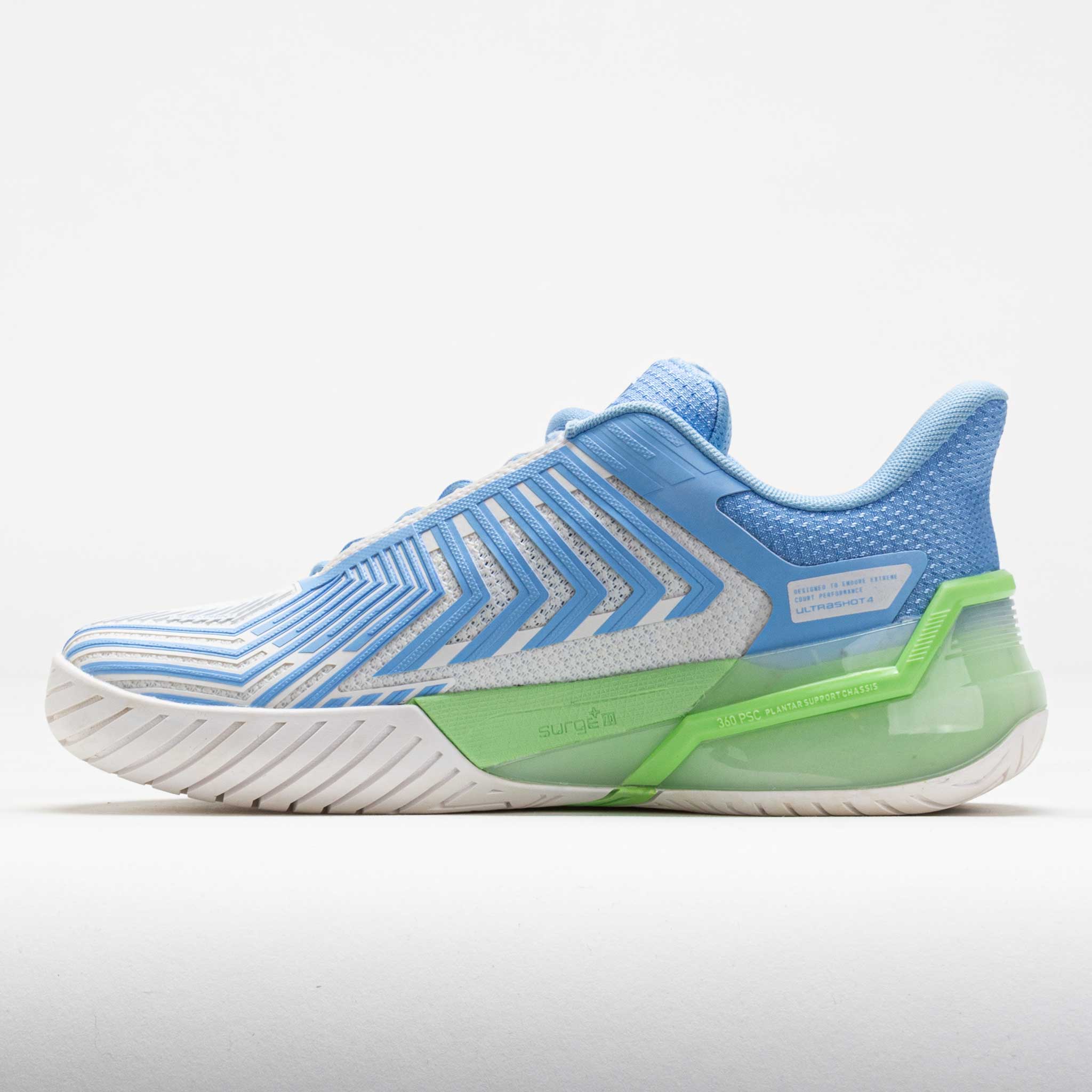 K-Swiss Ultrashot 4 Women's Lucent White/Dutch Canal/Paradise Green