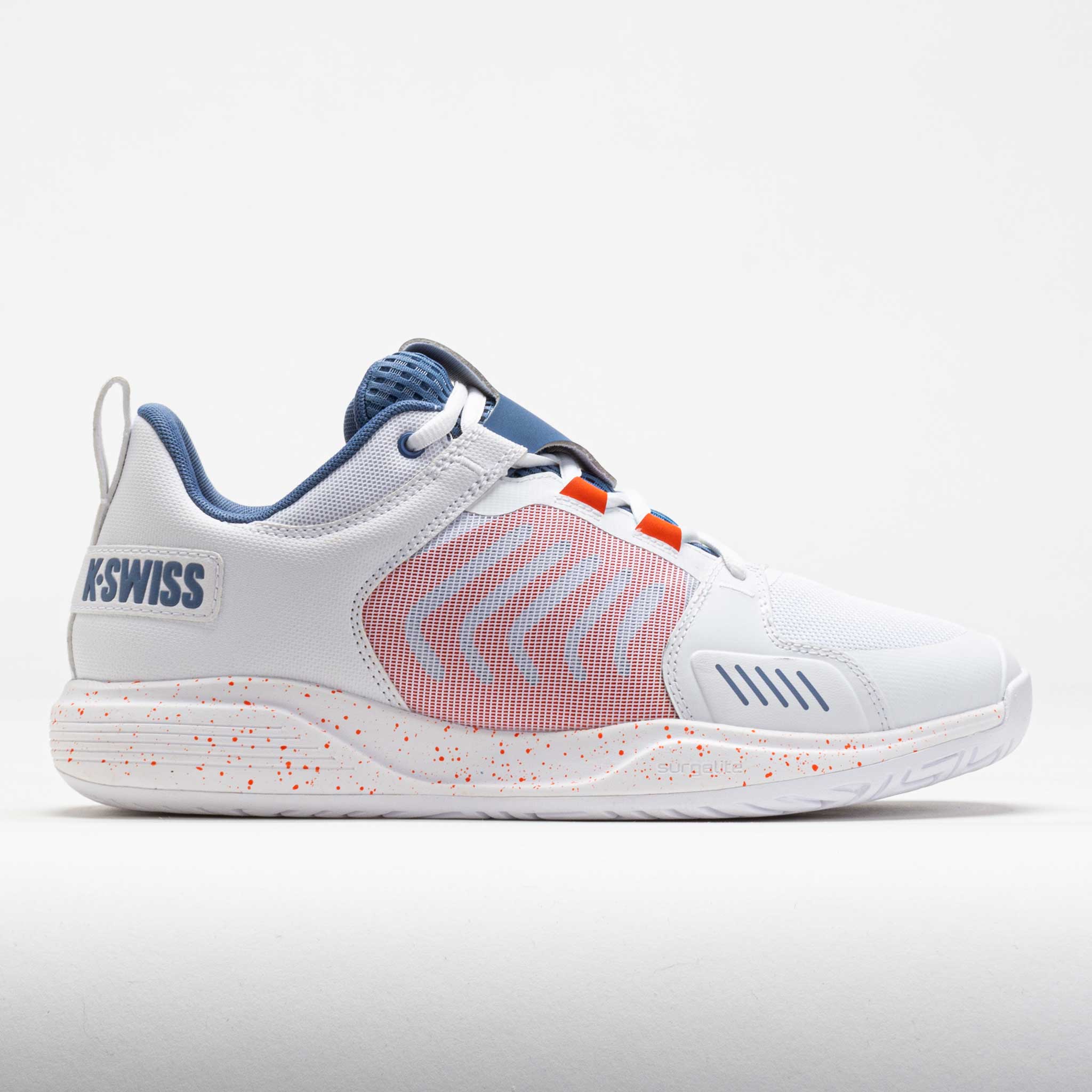 K-Swiss Ultrashot Team Men's White/Infinity/Scarlet Ibis