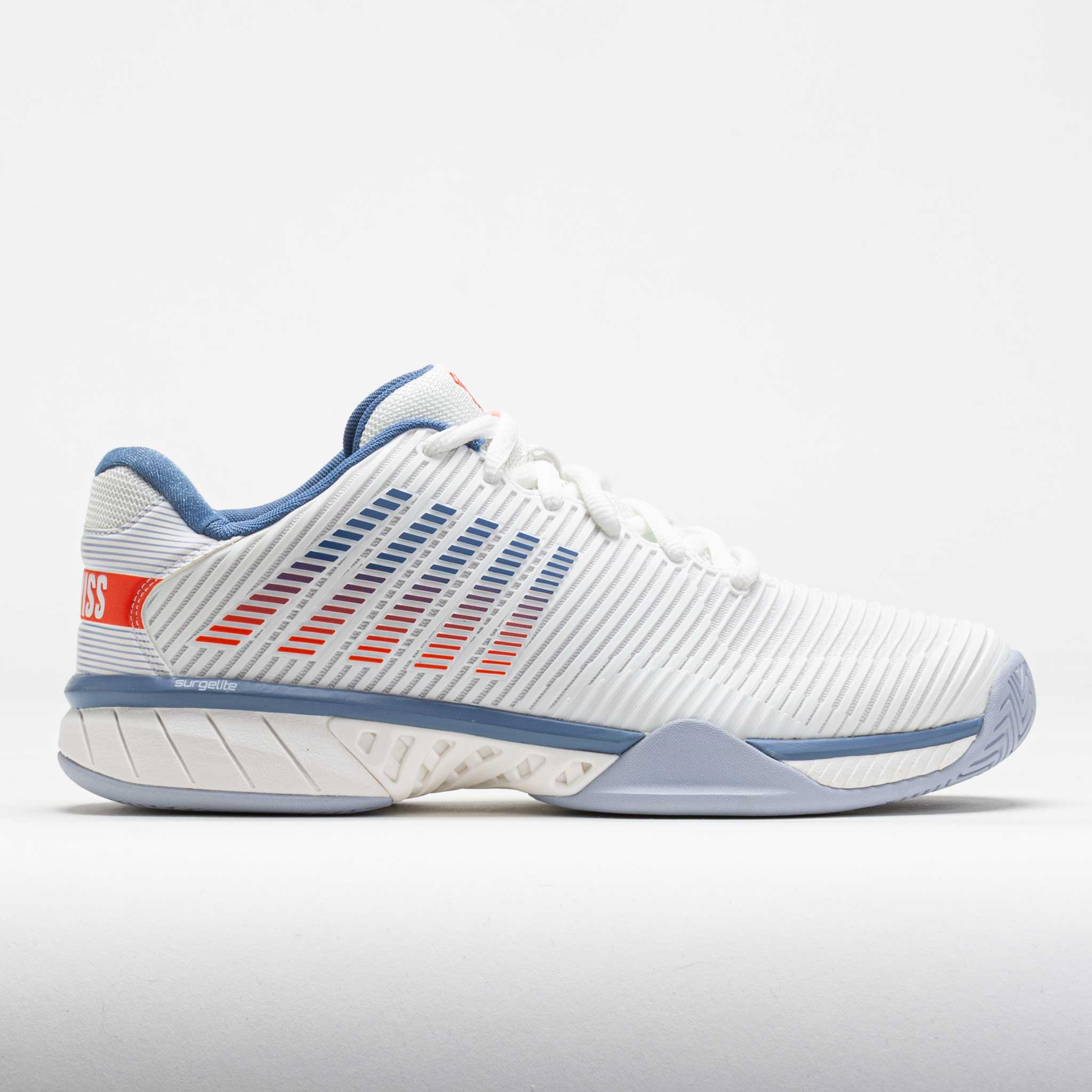 K-Swiss Hypercourt Express 2 Men's Lucent White/Infinity/Scarlet Ibis