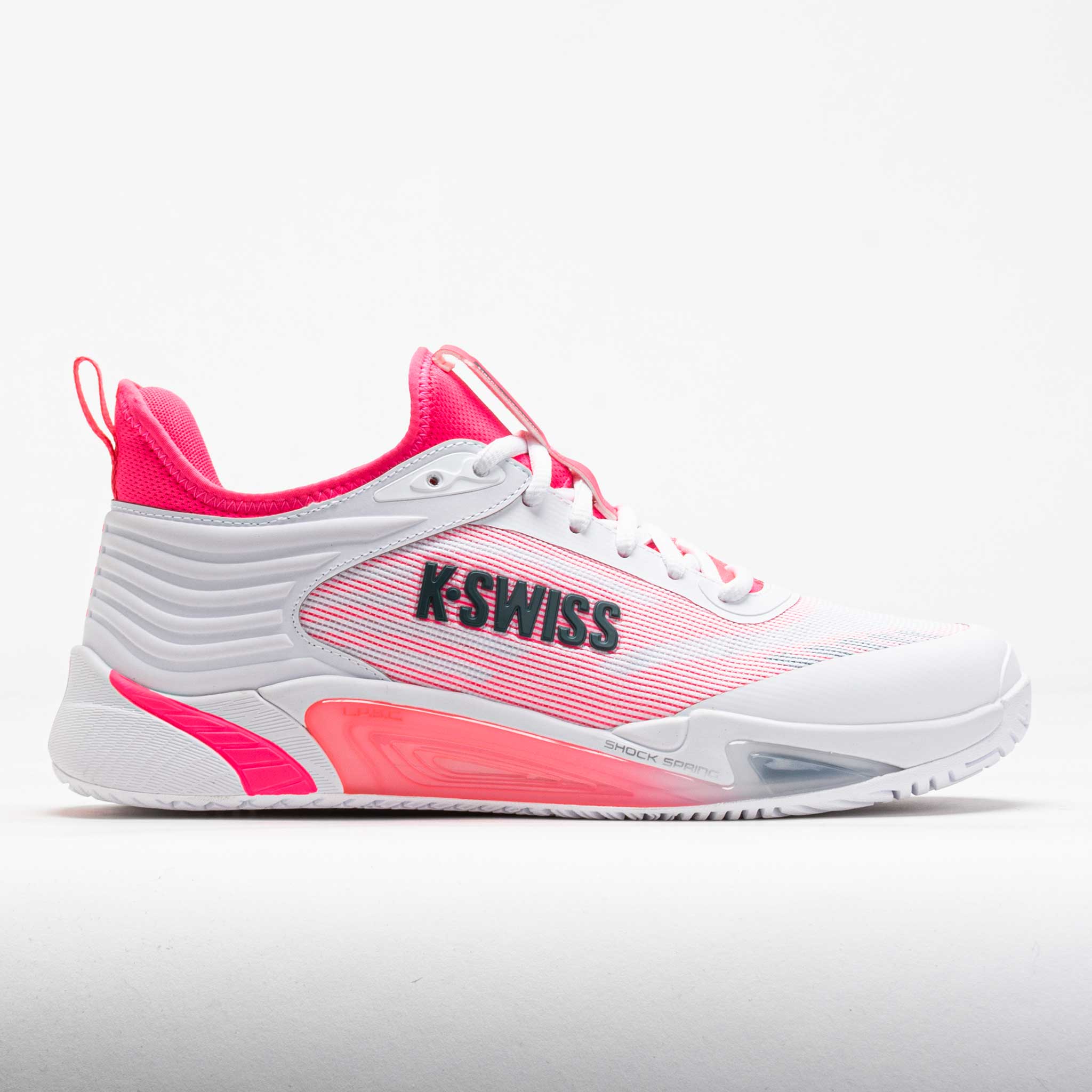 K-Swiss Hypercourt Pinnacle Men's White/Neon Blaze/Stargazer