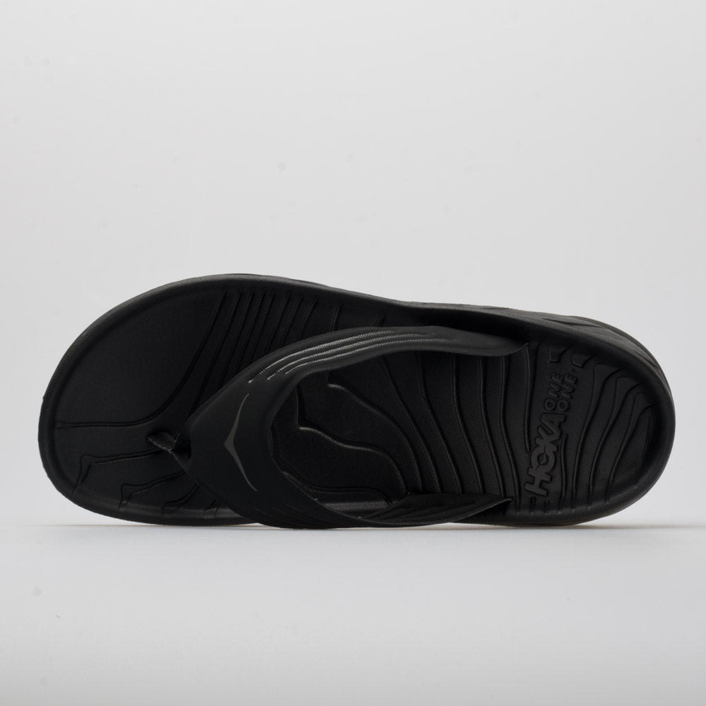 HOKA Ora Recovery Flip Men's Black/Dark Gull Gray
