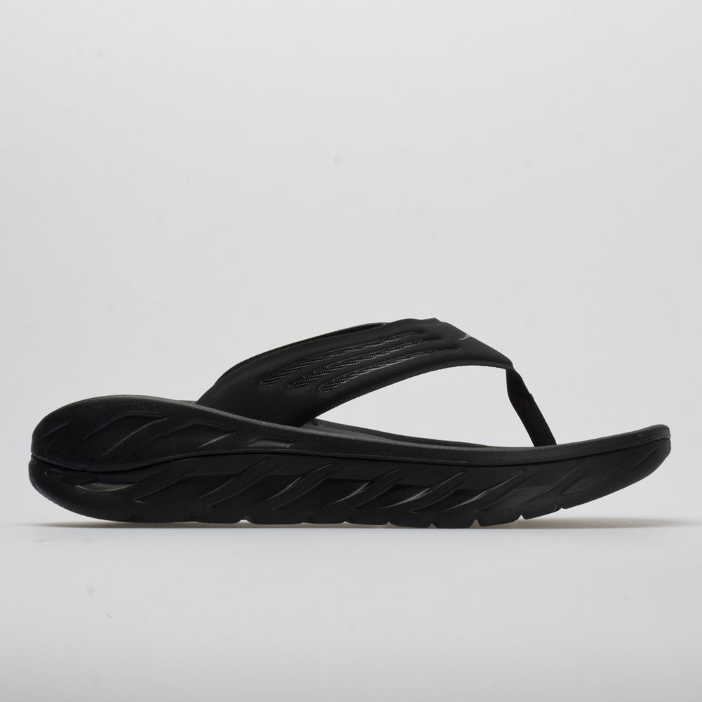 HOKA Ora Recovery Flip Men's Black/Dark Gull Gray
