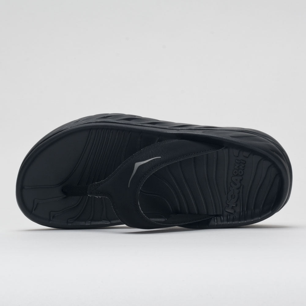 HOKA Ora Recovery Flip Women's Black/Dark Gull Gray