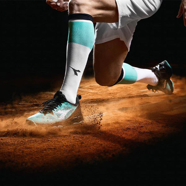 Man running on dirt