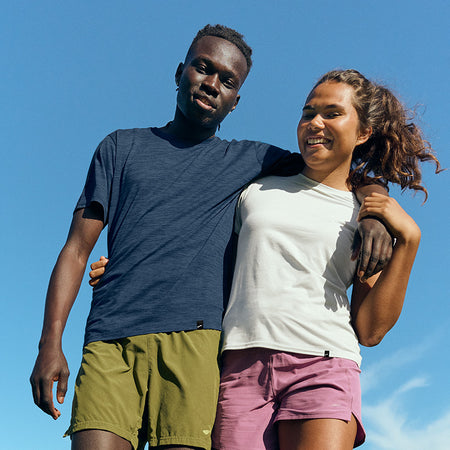 People wearing Brooks running clothing for men and women