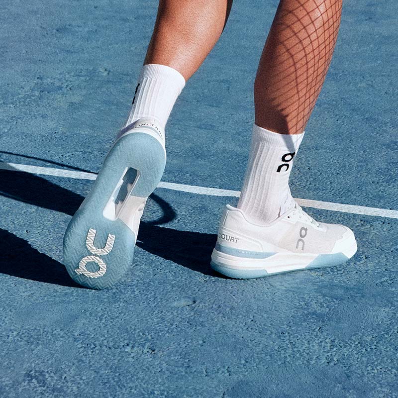 On The Roger Advantage Pro tennis shoes in-use image
