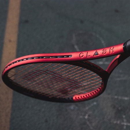 Wilson Clash v2 tennis racquet lifestyle image